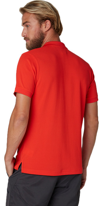 2019 Helly Hansen Driftline Polo Shirt Alert Red 50584 - Sailing - Sailing - Yacht | Wetsuit Outlet
